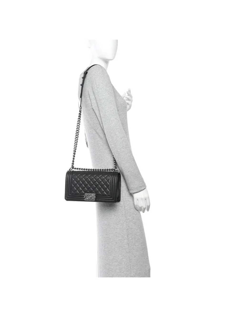 Chanel Caviar Quilted Medium Boy Flap #270171C51B